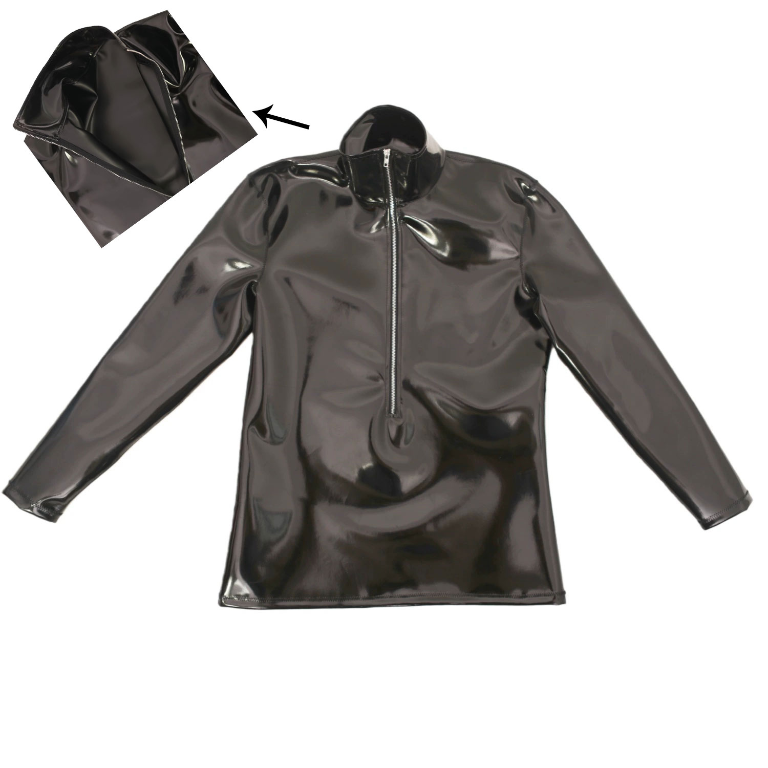 Men'S Spring Fashion - Kaos Latex Pria Model Baru Lengan