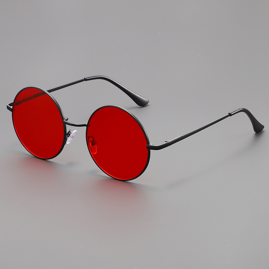 Men'S Fashion Round Glasses - Kacamata Hitam Bulat Fashion Pria Wanita