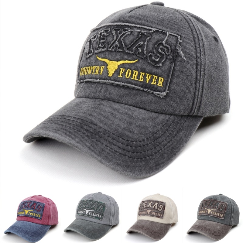 Men'S Fashion Websites - Topi Bisbol Korea Versi Washed Letters