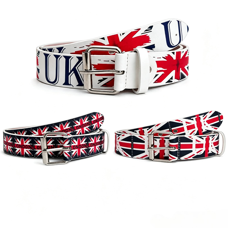 Men'S Fashion Uk - Sabuk Kulit Kasual Pria Wanita dengan