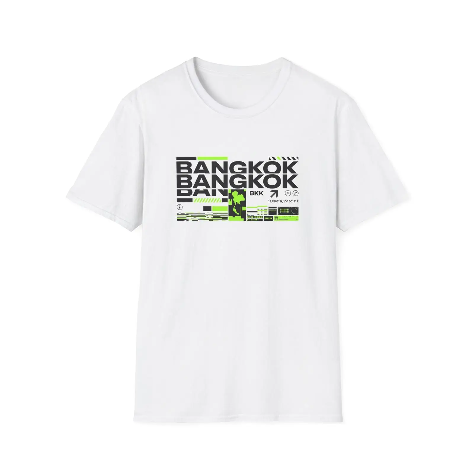 Mens Fashion Bangkok - Kaos Bangkok Typography, pakaian jalanan bergaya
