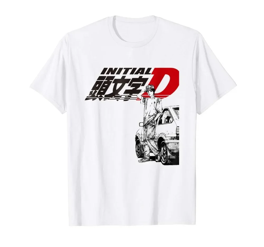Men'S Fashion Websites - Kaus Initial D Kaus Lengan Pendek