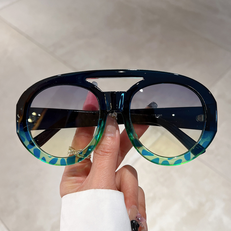 Men'S Fashion Glasses - Kacamata Hitam Bulat Ukuran Besar Pria