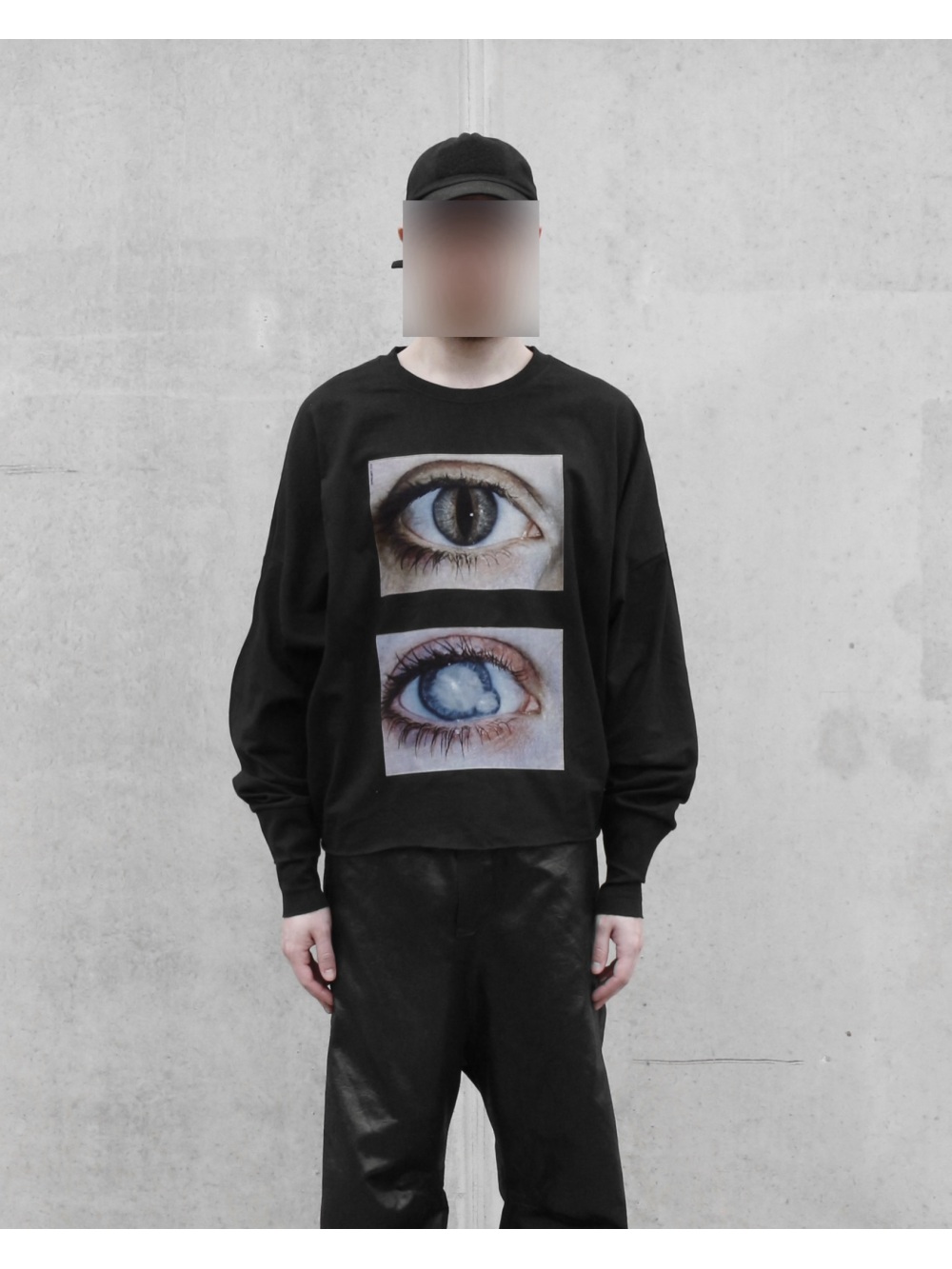 Men'S Fashion Y2K - Atasan Serbaguna Lengan Panjang Motif Mata