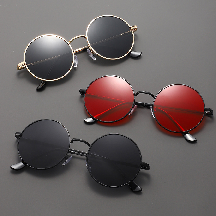 Kacamata Hitam Bulat Fashion P - Men'S Fashion Round Glasses ulasan dan harga