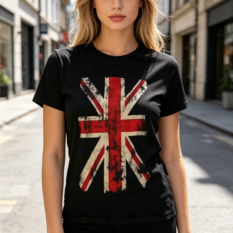 Kaos Grafis Union Jack Vintage - Men'S Fashion Uk ulasan dan harga