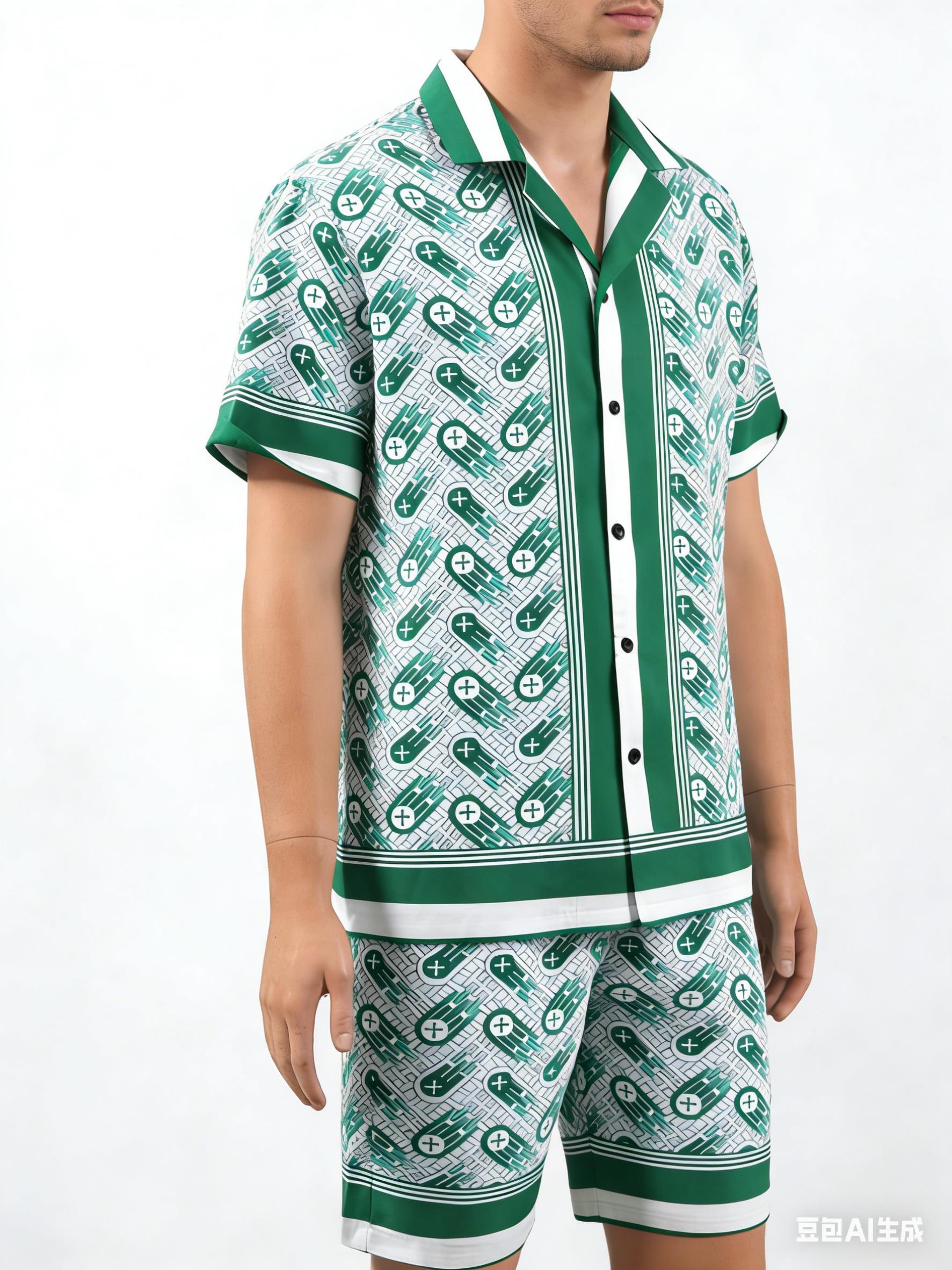 Kemeja Lengan Pendek Fashion H - Men'S Fashion Y2K ulasan dan harga