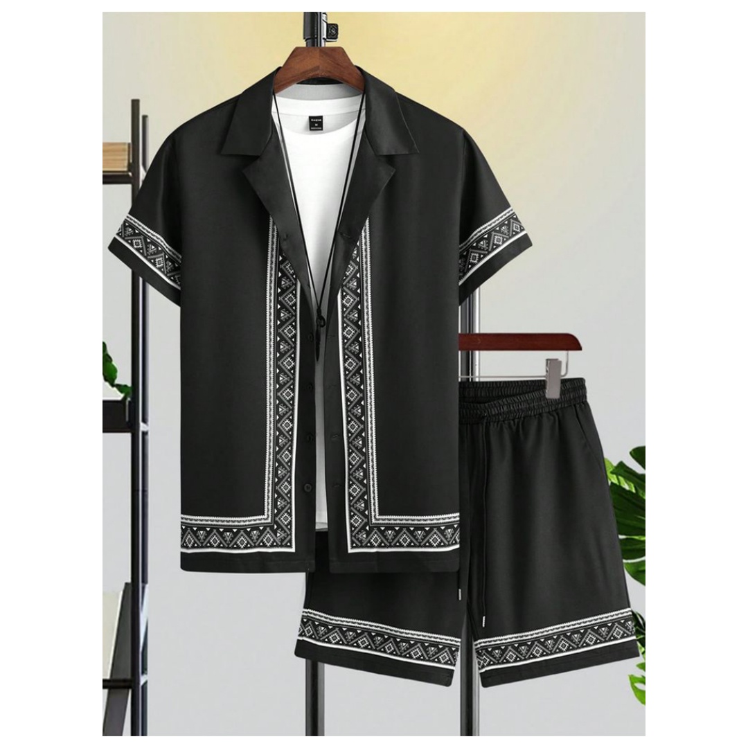 Kemeja Lengan Pendek Fashion H - Men'S Fashion Y2K ulasan dan harga