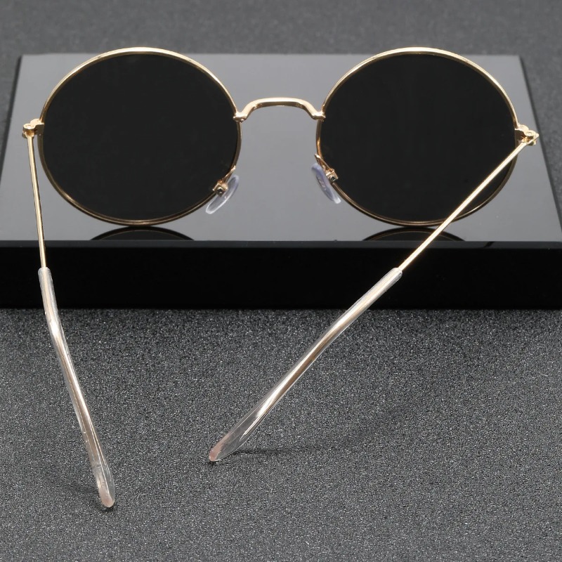 Kacamata Hitam Gaya Punk Pria  - Men'S Fashion Round Glasses ulasan dan harga