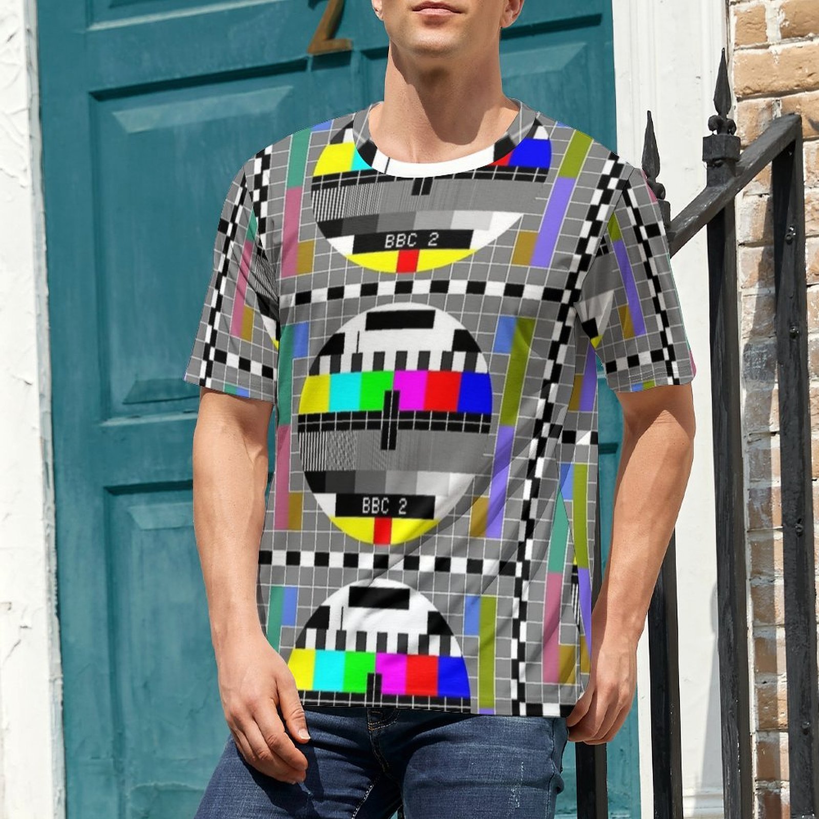 Gambar Uji TV, Kartu Uji, Kaos - Mens Fashion Style Images ulasan dan harga