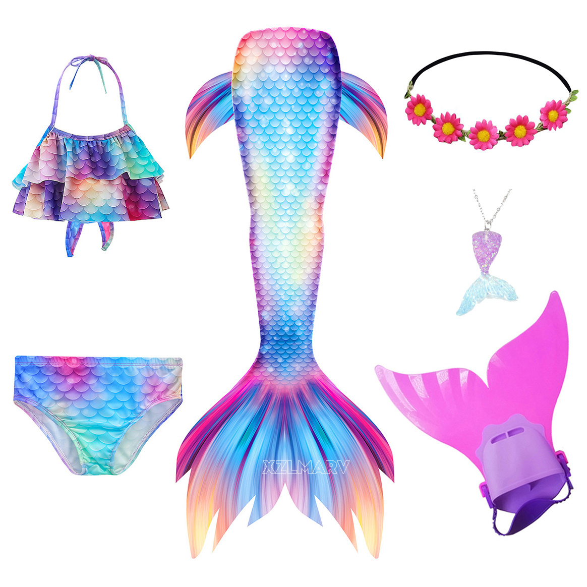 Kostum Putri Duyung Ariel untu - Swim Trunk Shorts ulasan dan harga