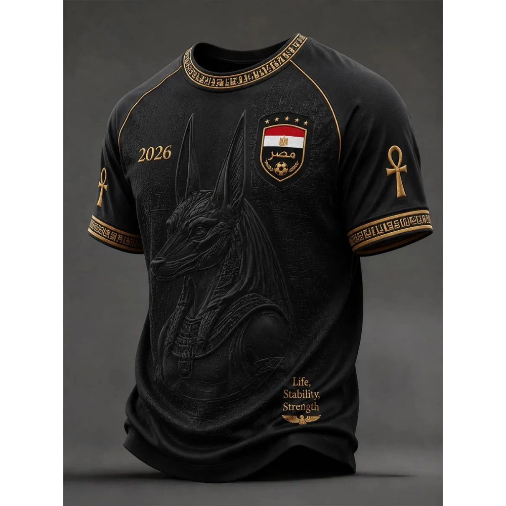 Kaos Raglan Tim Nasional Mesir - Men Fashion Egypt ulasan dan harga