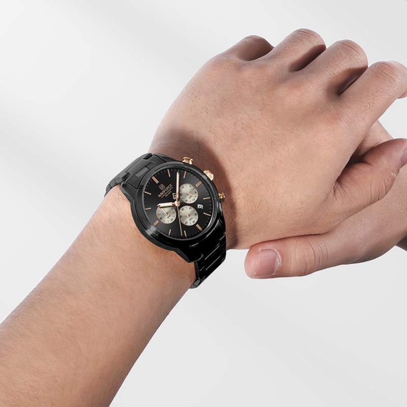 Jam Tangan Pria NAVIFORCE Quar - Mens Fashion Bracelet ulasan dan harga