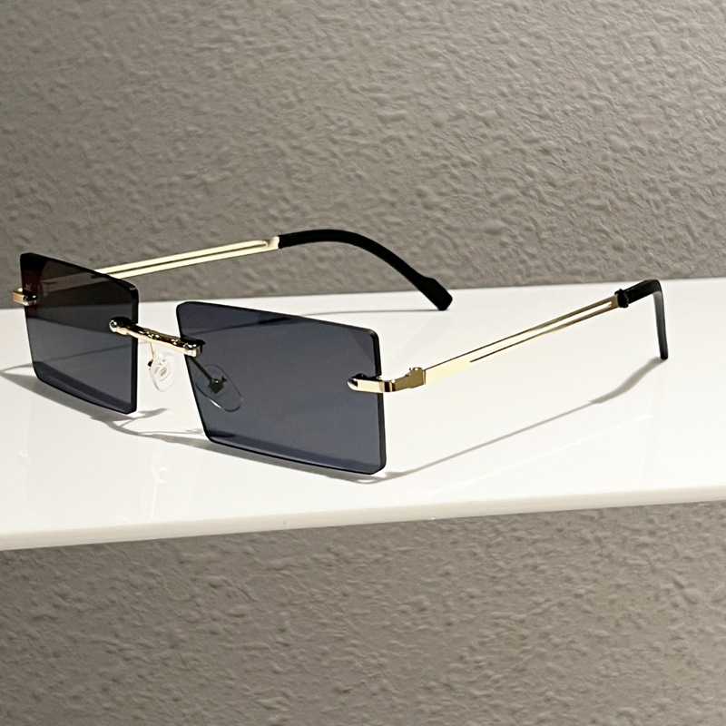 Kacamata Hitam Tanpa Bingkai B - Men'S Fashion Glasses ulasan dan harga