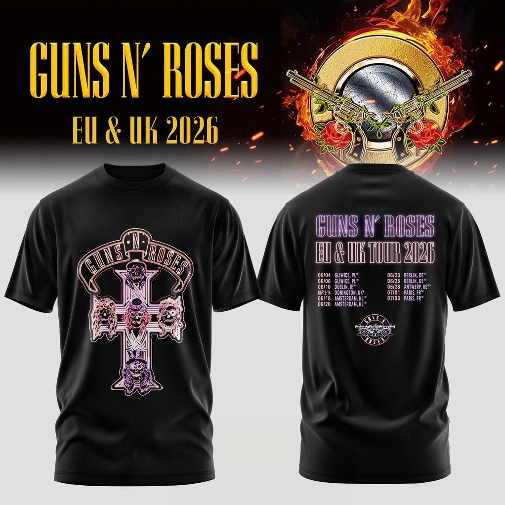 Guns N Roses EU & UK TOUR 2026 - Men'S Fashion Uk ulasan dan harga