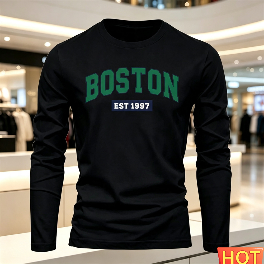Kaos Lengan Panjang Pria Musim - Men'S Fashion Y2K ulasan dan harga