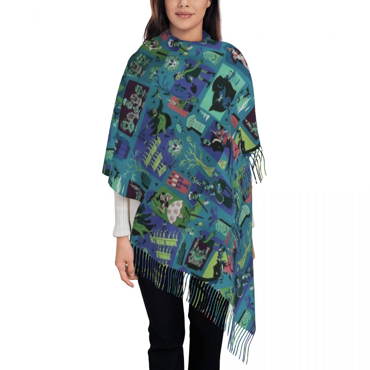 Selendang Rajut Motif Rumah Ha - Men'S Fashion Houses ulasan dan harga