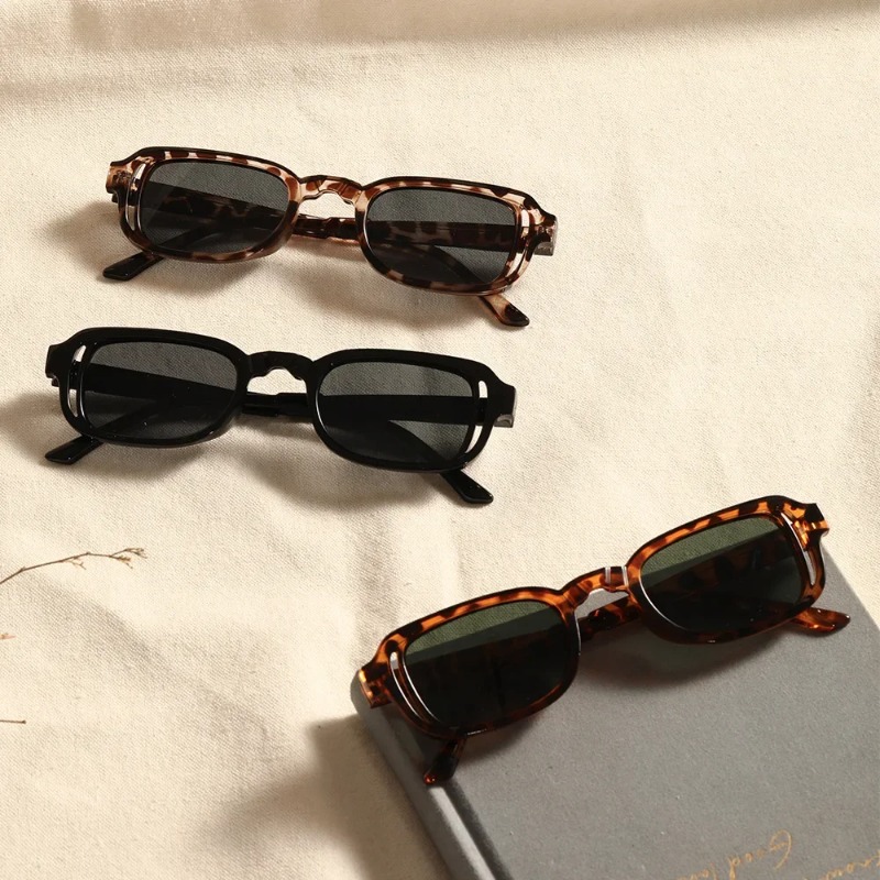 Kacamata Hitam Persegi Panjang - Men'S Fashion Glasses ulasan dan harga