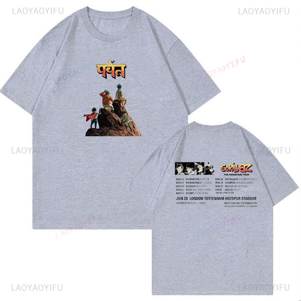 Kaos Katun Uniseks Gorillaz Th - Men'S Fashion Uk ulasan dan harga