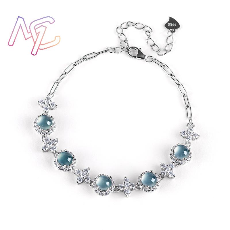 Gelang Giok Biru Myanmar Batu  - Mens Fashion Bracelet ulasan dan harga