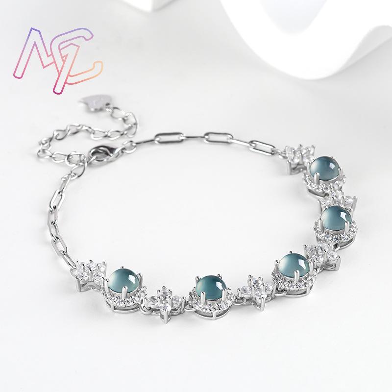 Gelang Giok Biru Myanmar Batu  - Mens Fashion Bracelet ulasan dan harga