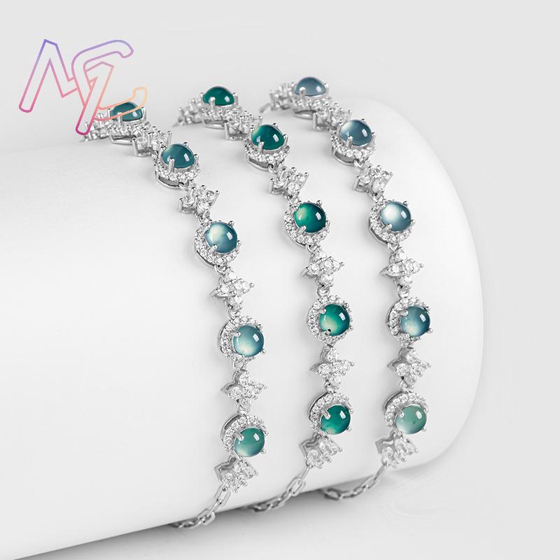 Gelang Giok Biru Myanmar Batu  - Mens Fashion Bracelet ulasan dan harga