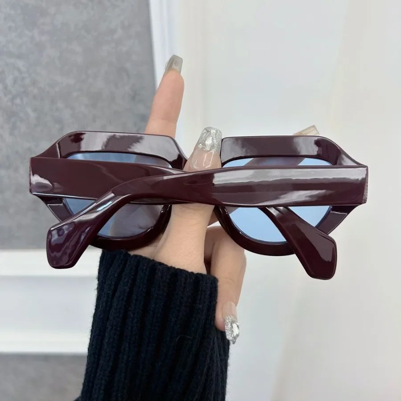 Kacamata Hitam Persegi Vintage - Men'S Fashion Round Glasses ulasan dan harga
