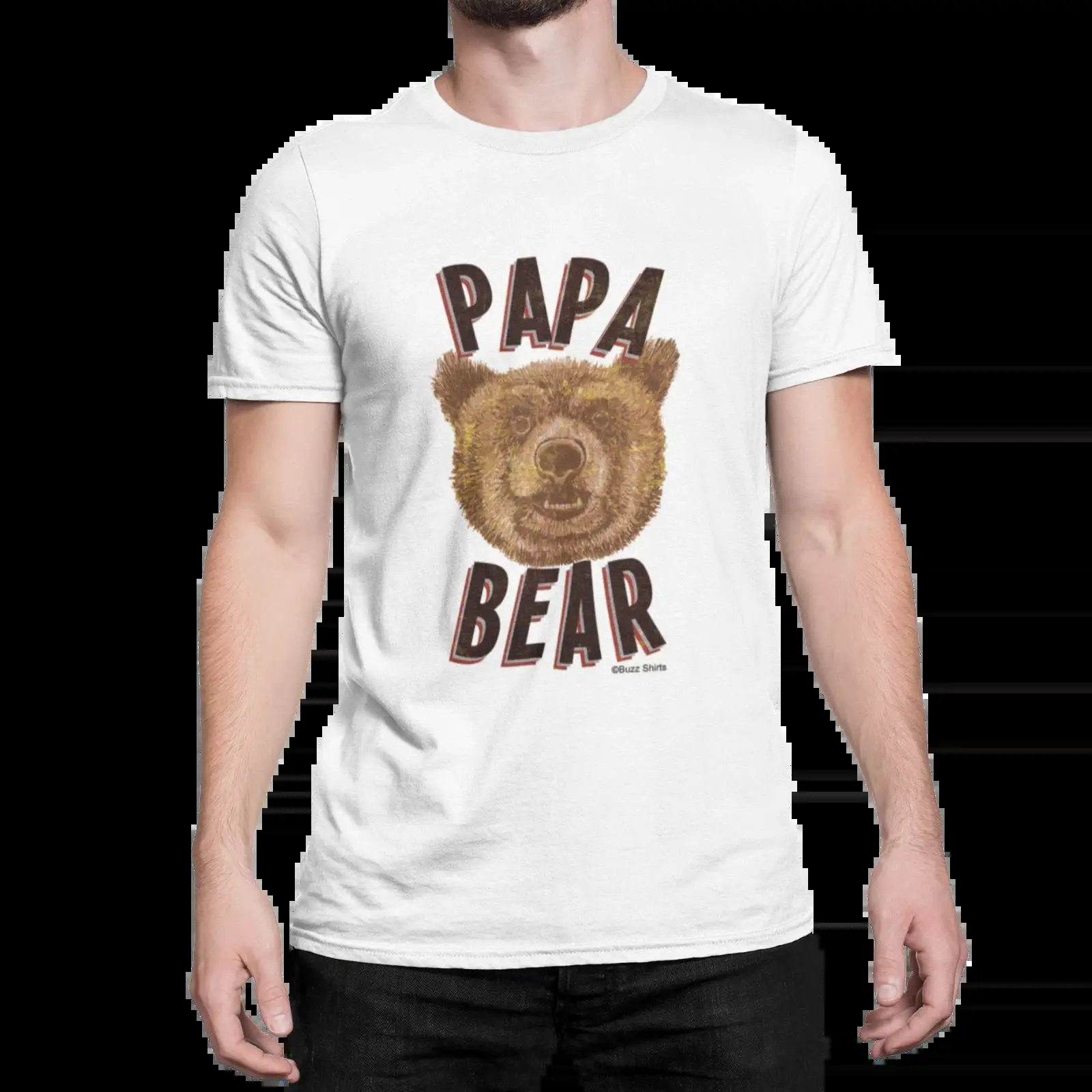 Kaos Pria Lucu Papa Bear Katun - Mens Fashion Style Images ulasan dan harga