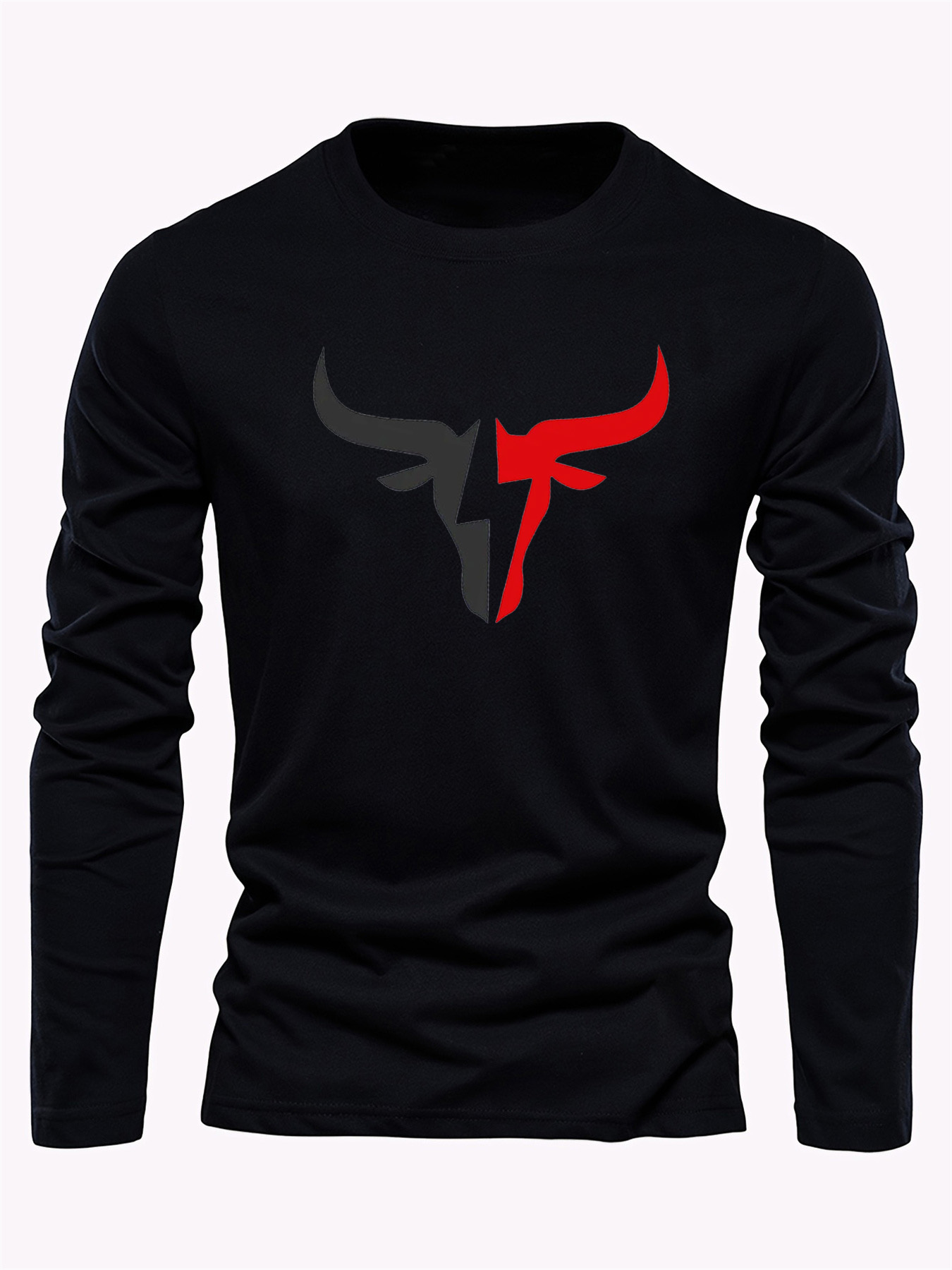Kaos Lengan Panjang Pria Warna - Men'S Spring Fashion ulasan dan harga