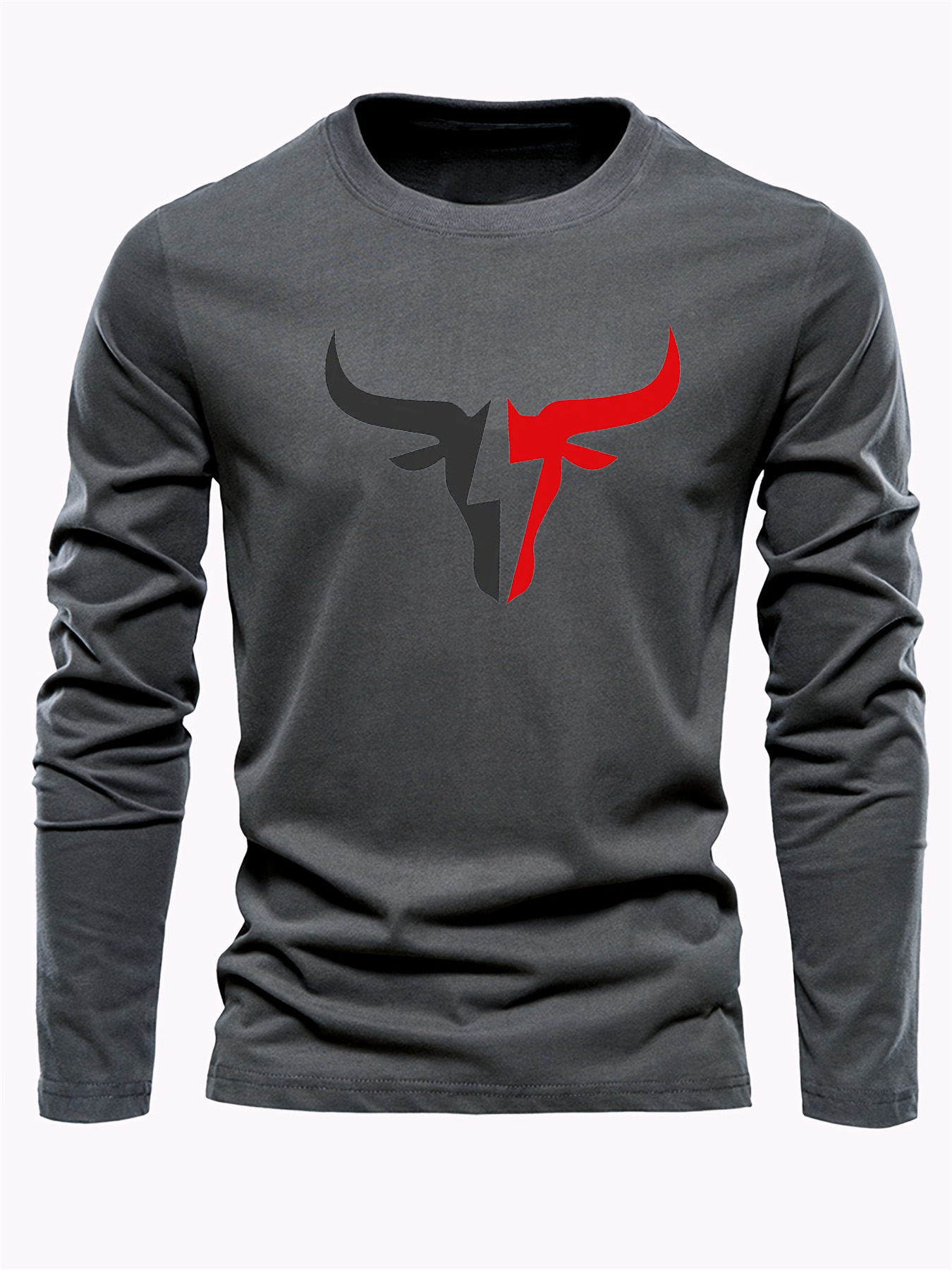 Kaos Lengan Panjang Pria Warna - Men'S Spring Fashion ulasan dan harga
