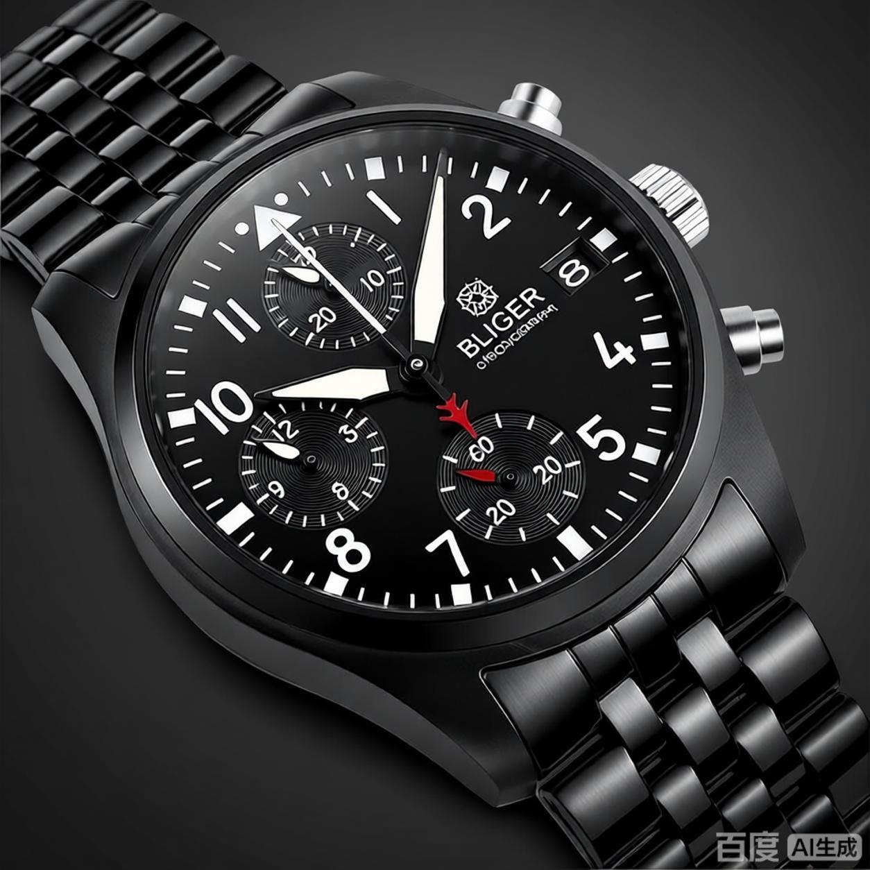 BLIGER Jam Tangan Chronograph  - Mens Fashion Bracelet ulasan dan harga