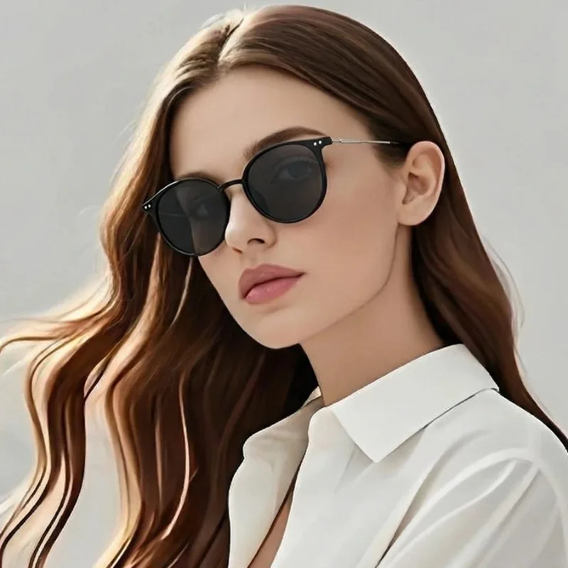 Kacamata Hitam Vintage Bulat u - Men'S Fashion Round Glasses ulasan dan harga