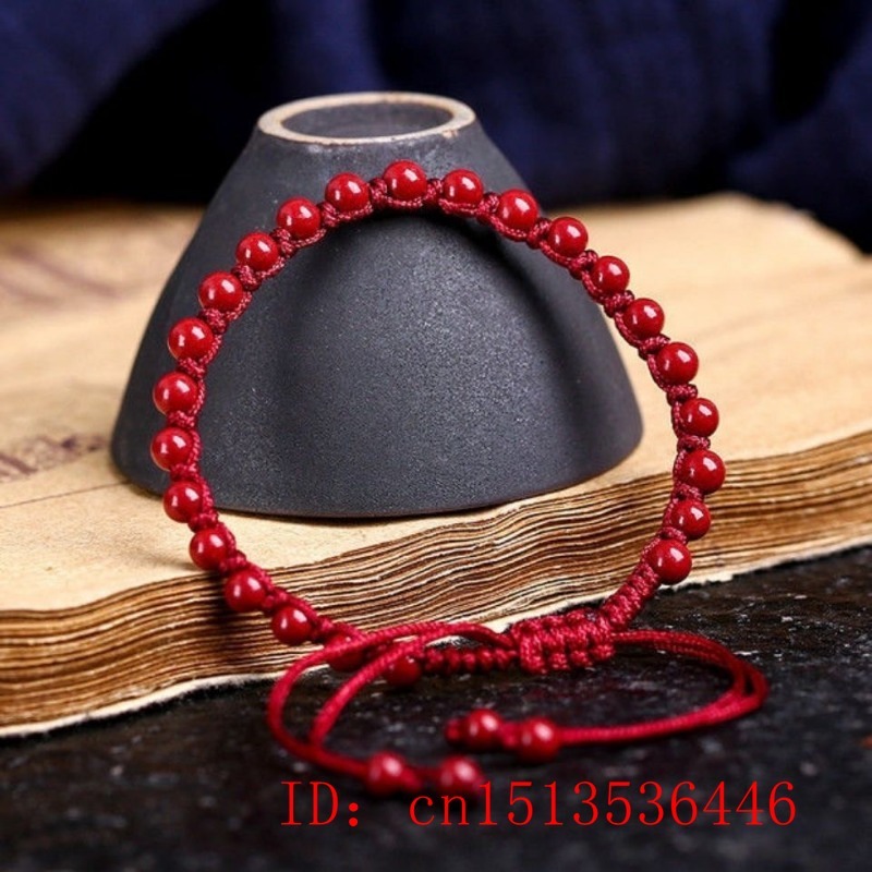 Disesuaikan merah alami Cinnab - Mens Fashion Bracelet ulasan dan harga