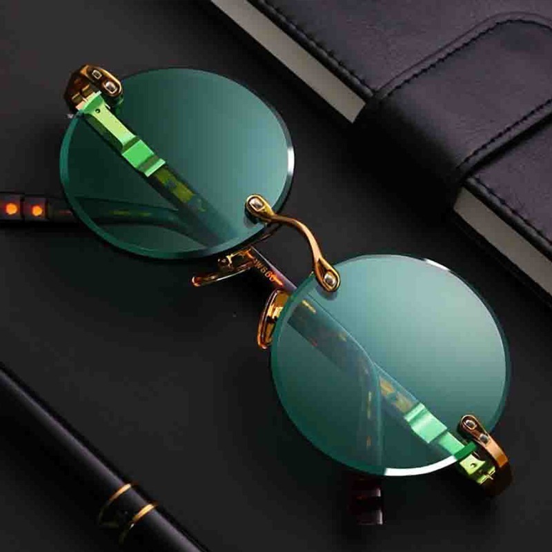 Kacamata Hitam Tanpa Bingkai K - Men'S Fashion Glasses ulasan dan harga