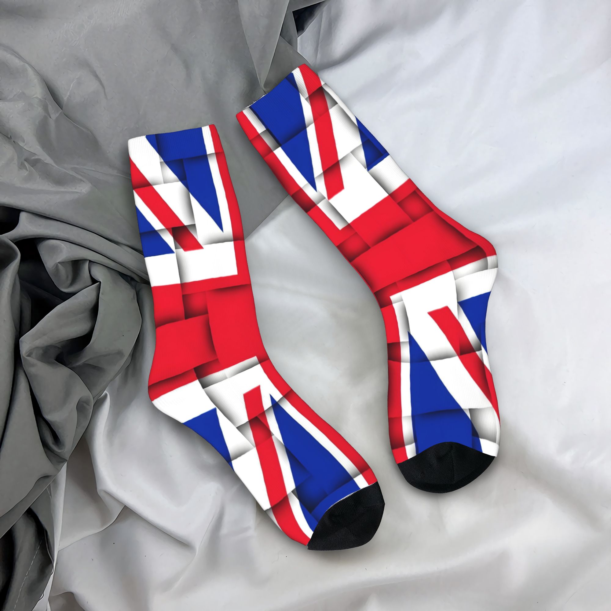 Kaos Kaki Motif Bendera Union  - Men'S Fashion Uk ulasan dan harga