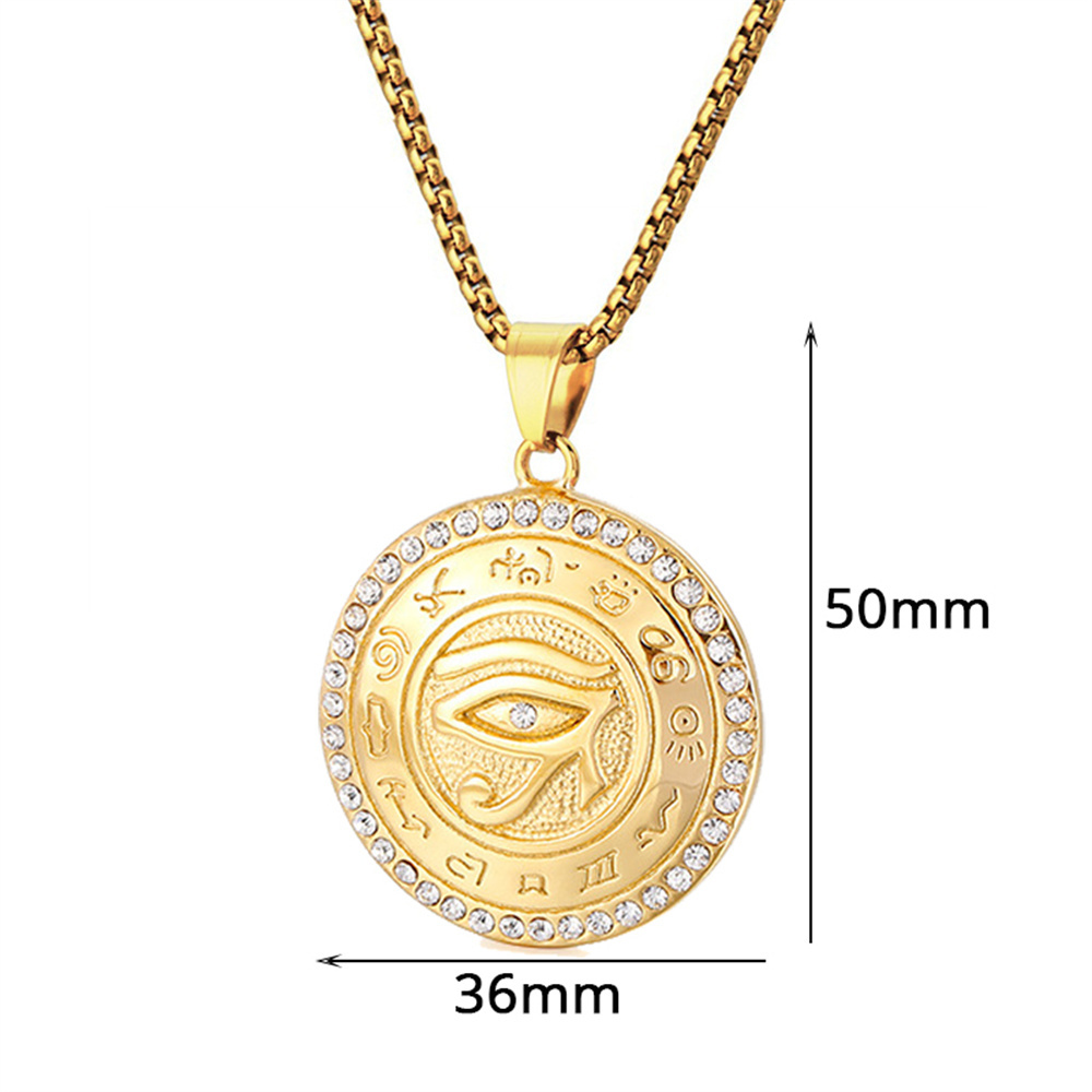 Liontin Mata Horus Mesir Kuno  - Men Fashion Egypt ulasan dan harga