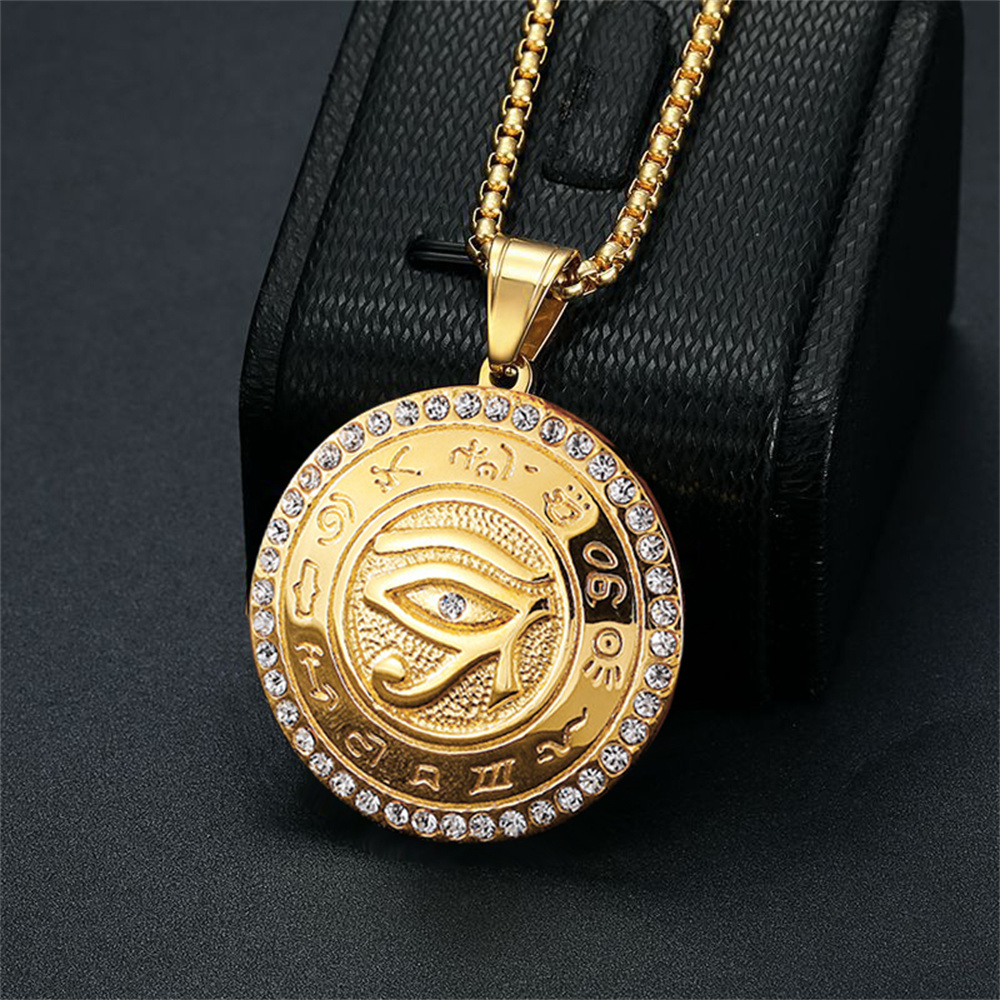 Liontin Mata Horus Mesir Kuno  - Men Fashion Egypt ulasan dan harga
