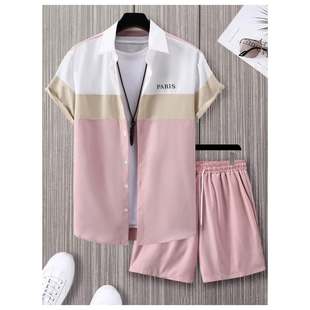 Setelan Fashion Pria Warna Bir - Men'S Fashion Y2K ulasan dan harga
