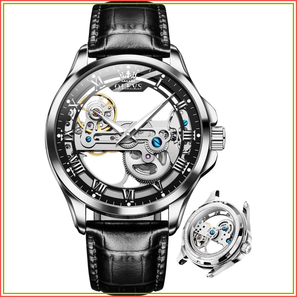Jam Tangan Skeleton Otomatis u - Mens Fashion Style Images ulasan dan harga