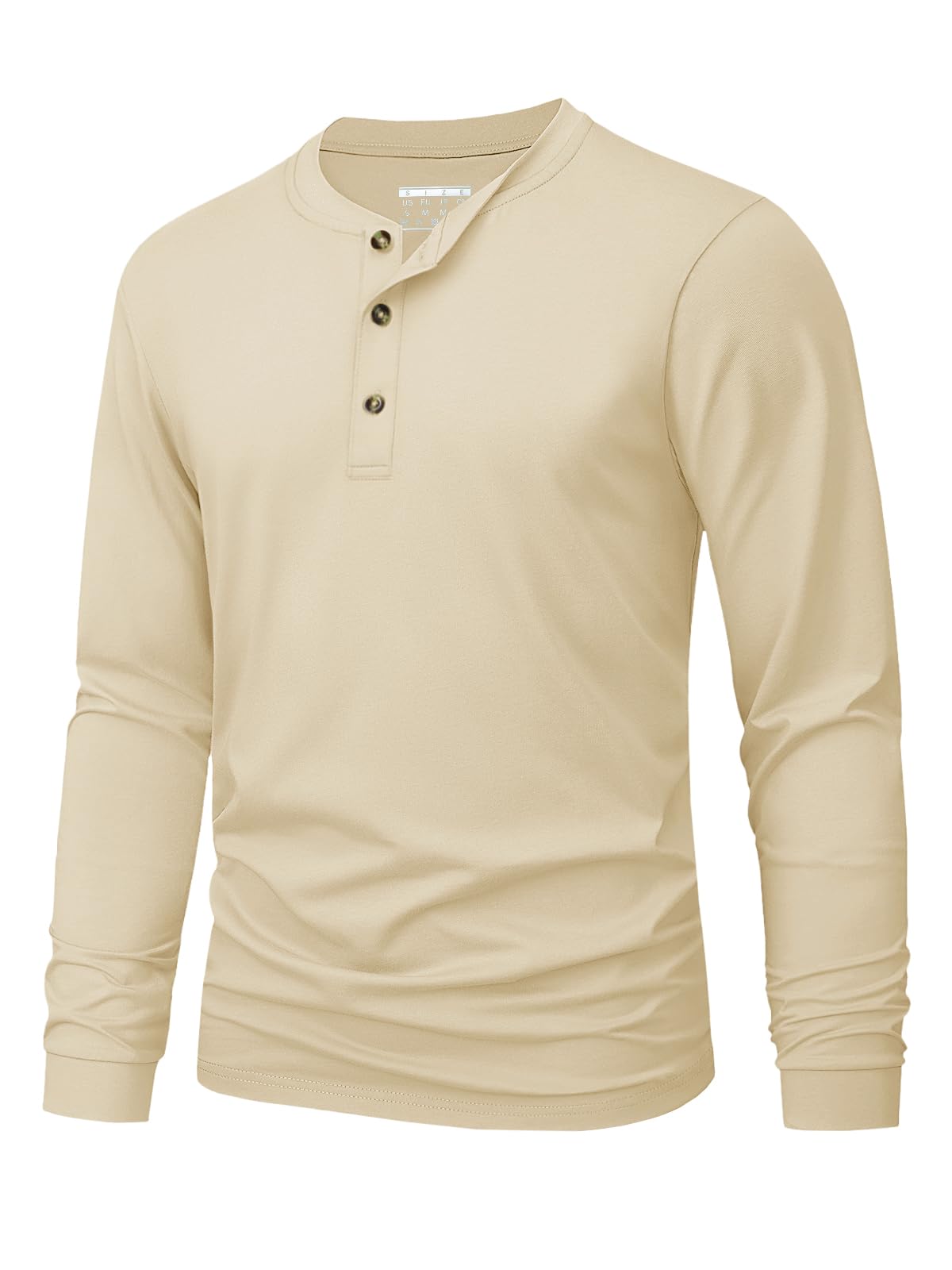 Kaos Henley Pria Polos Warna S - Men'S Spring Fashion ulasan dan harga