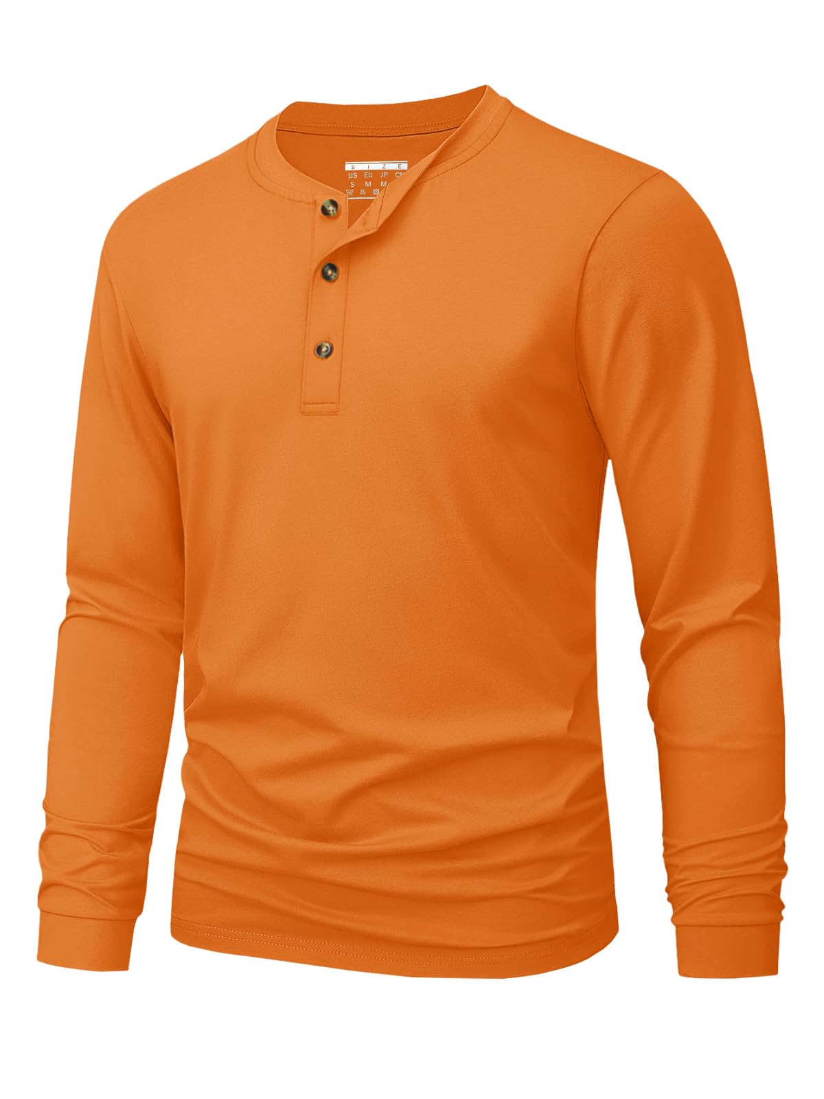Kaos Henley Pria Polos Warna S - Men'S Spring Fashion ulasan dan harga