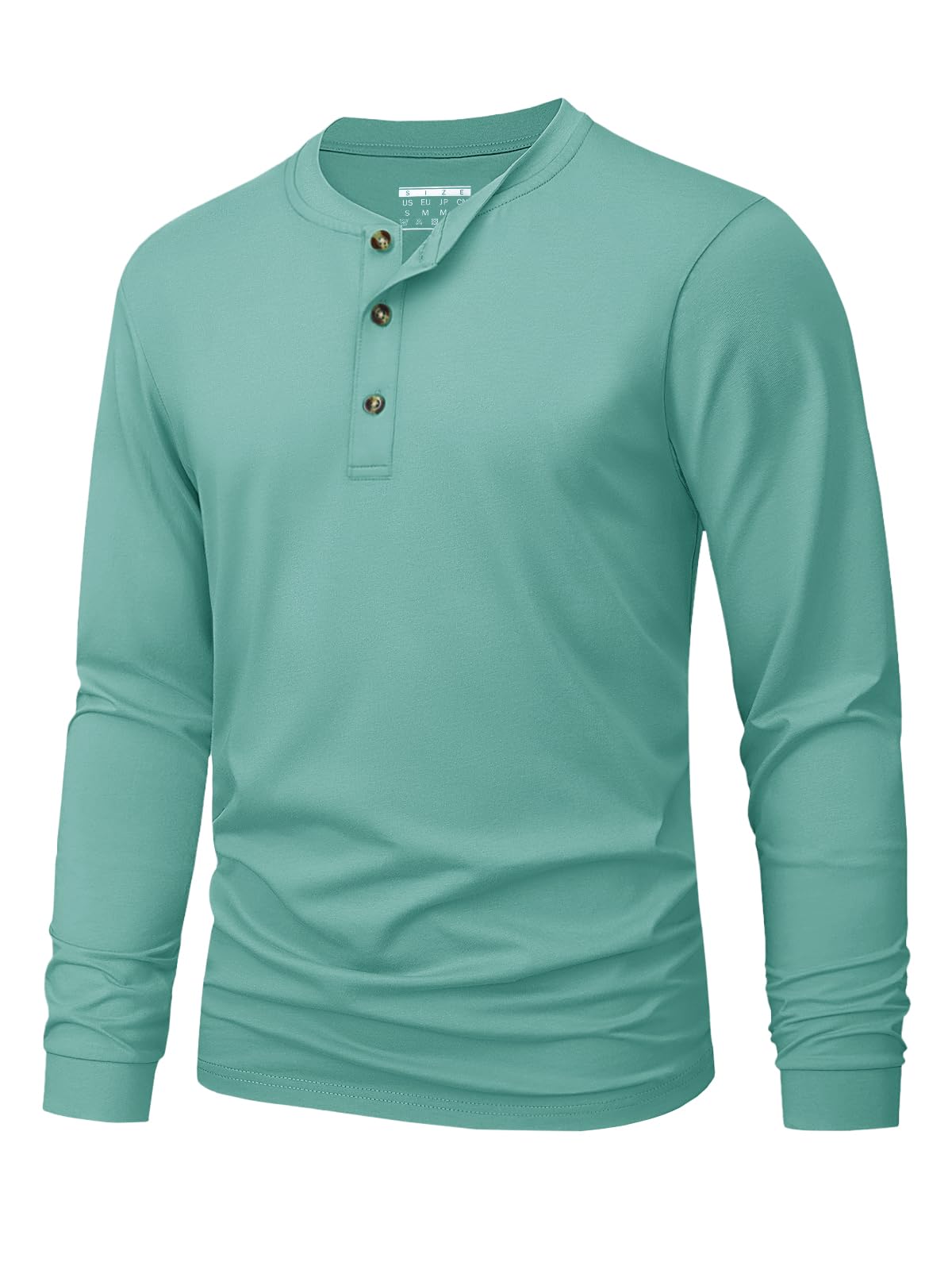 Kaos Henley Pria Polos Warna S - Men'S Spring Fashion ulasan dan harga