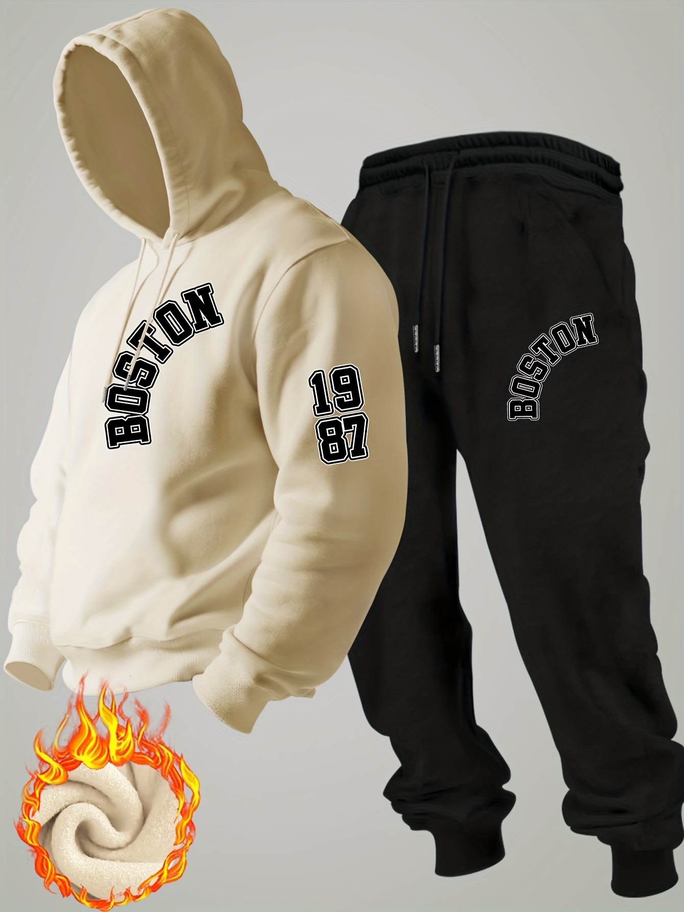 2026 Setelan Hoodie Fleece Mus - Men'S Fashion Y2K ulasan dan harga